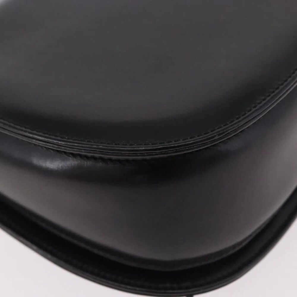 Gucci Vintage Convertible Bamboo Top Handle Leather Black Leather Handbag - Picture 9 of 16